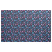 Tissu Fleurs bleues et mauves (Fat Quarter)