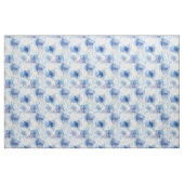 Tissu Fleurs bleues translucides (Fat Quarter)