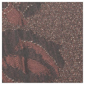 Tissu Fleurs brunes Abstraites avec or (fermé)