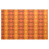 Tissu Fleurs citrouilles (Yard)