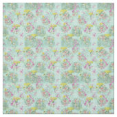 Tissu Fleurs classiques de la prairie rétro (Échantillon)