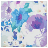 Tissu Fleurs colorées motif (Échantillon)