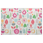 Tissu fleurs coupées en papier argent (Fat Quarter)