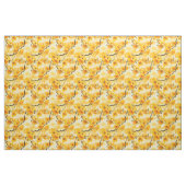 Tissu Fleurs d'aquarelle jaune (Fat Quarter)