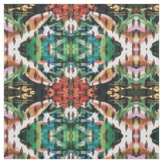 Tissu Fleurs de Boho (Échantillon)