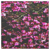 Tissu Fleurs de bourgeons rouges....... (Échantillon)