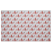 Tissu Fleurs de cerisier et cardinal (Fat Quarter)