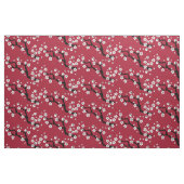 Tissu Fleurs de cerisiers crâniens (Yard)