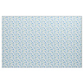 Tissu Fleurs de corail bleu aquarelle (Fat Quarter)
