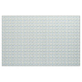 Tissu Fleurs de corail bleu aquarelle (Yard)