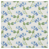 Tissu fleurs de couleur d'eau (Échantillon)