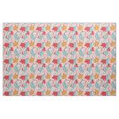Tissu Fleurs de feuilles d'orchidée (Fat Quarter)