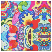 Tissu Fleurs de flamenco (Fermer)