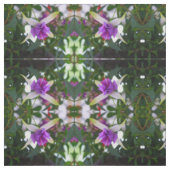 Tissu Fleurs de Fuchsia Violettes (Échantillon)