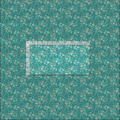 Tissu fleurs de garland bleu (Carreau)