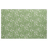 Tissu fleurs de garland vert (Fat Quarter)