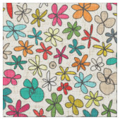 Tissu fleurs de guirlande (Fermer)