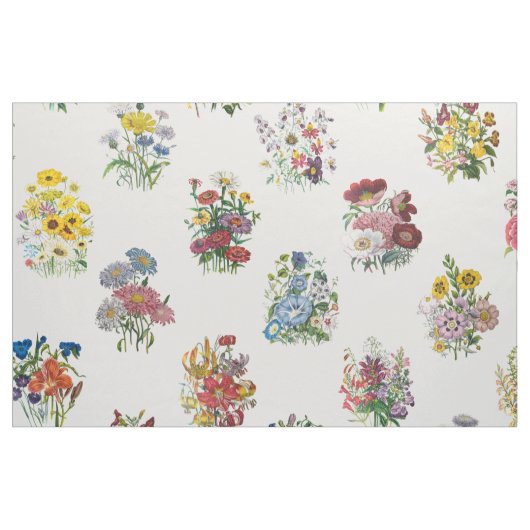 Tissu Fleurs de jardin (Fat Quarter)