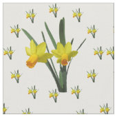 Tissu - Fleurs de jonquilles (Fermer)