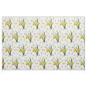 Tissu - Fleurs de jonquilles (Fat Quarter)