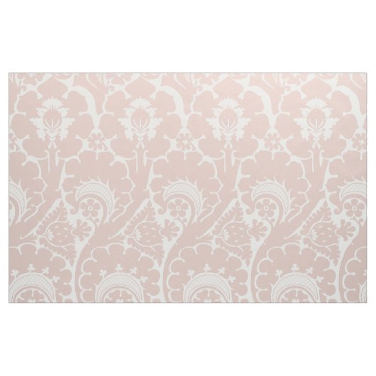 Tissu Fleurs de la Renaissance rose et blanc (Fat Quarter)