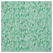 Tissu Fleurs de lea vert sur support texturé sculpté (Échantillon)