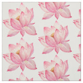 Tissu Fleurs de Lotus roses (Échantillon)