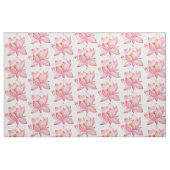 Tissu Fleurs de Lotus roses (Fat Quarter)