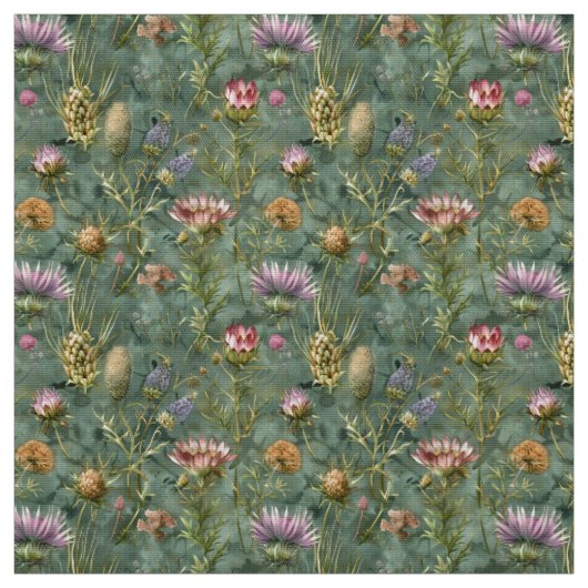 Tissu Fleurs de prairie écossaises (Échantillon)
