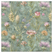 Tissu Fleurs de prairie écossaises (Détail)
