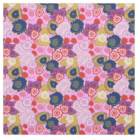 Tissu Fleurs de printemps (Échantillon)
