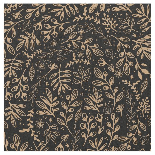 Tissu Fleurs de récolte (Fermer)