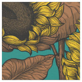 Tissu Fleurs de soleil (Fermer)