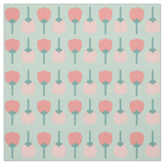 Tissu Fleurs de tulipe de printemps motif floral sur ver