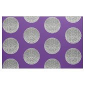 Tissu FLEURS DE VIE - Médaille d'argent (Fat Quarter)