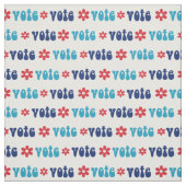 Tissu Fleurs de vote super (Échantillon)