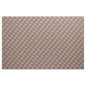 Tissu Fleurs décoratives (vert et violet) (Yard)