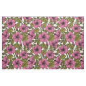 Tissu Fleurs d'hibiscus roses (Yard)