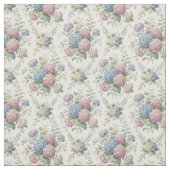 Tissu Fleurs d'hortensia délicates  (Échantillon)