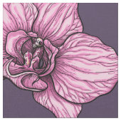 Tissu Fleurs d'orchidées roses (Fermer)