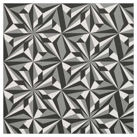 Tissu Fleurs du désert en gris (Échantillon)