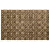 Tissu Fleurs Écarlates et Crème (Yard)