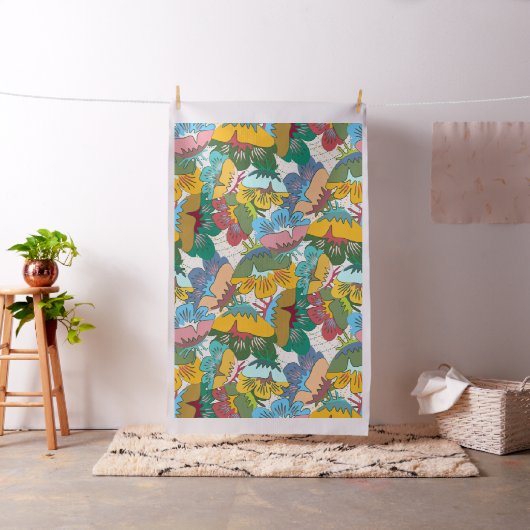 Tissu Fleurs en relief Conception de la structure (In Situ)