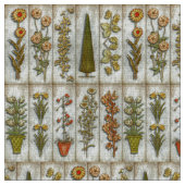 Tissu Fleurs et arbustes (Fermer)
