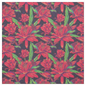 Tissu Fleurs et colibris (Échantillon)