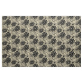 Tissu Fleurs Et Engrenages (Yard)