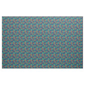 Tissu Fleurs et plumes (Yard)