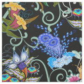 Tissu Fleurs Fairyland Boho Beauté botanique Grand (Échantillon)