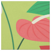 Tissu Fleurs flamingo colorées motif (Fermer)