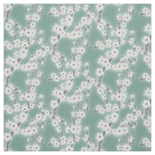 Tissu Fleurs florales de cerisiers (Échantillon)